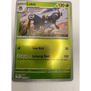 Pokemon Lokix Paradise Dragona 010/094 Reverse Holo Grass TCG Card PFL Tradi